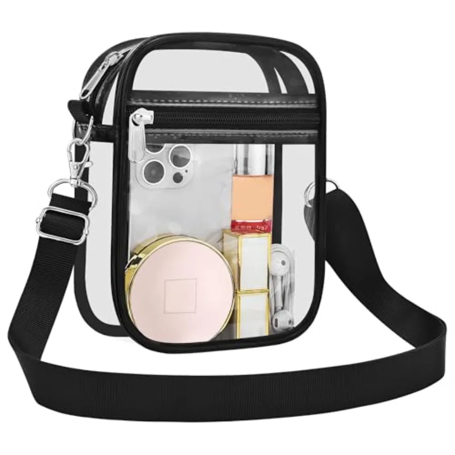 USPECLARE Clear Purse Stadium Transparent Messenger Bag Stadium Approved for Men and Women Clear CrossBody Bag
USPECLARE Clear Purse Stadium Transparent Messenger Bag Stadium Approved for Men and Women Clear CrossBody Bag