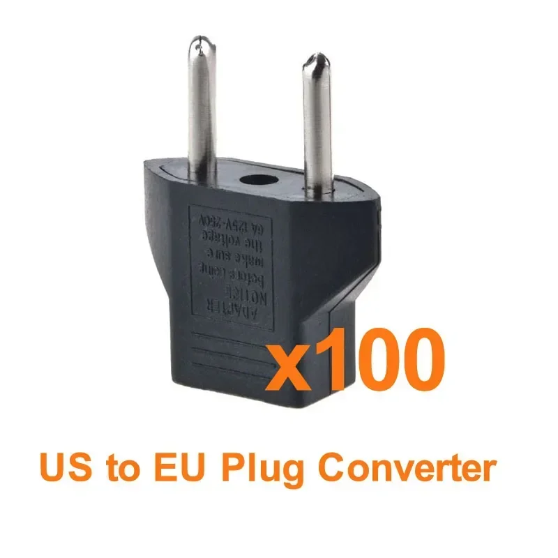 100 X US USA To Euro EU Travel Plug AC Power Charger Power Supply Adapter Converter High Quality Wholesale
100 X US USA To Euro EU Travel Plug AC Power Charger Power Supply Adapter Converter High Quality Wholesale