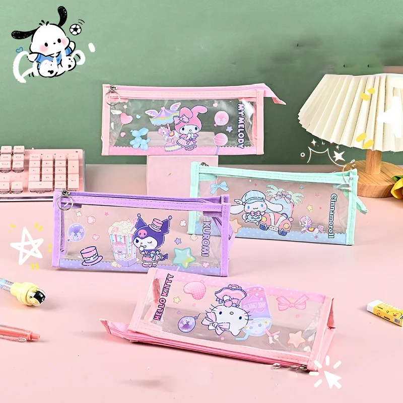 12pcs/lot Sanrio Kuromi Melody Cinnamoroll Kitty Pencil Case Cartoon Storage Bag Stationery File Pouch Office School Supplies
12pcs/lot Sanrio Kuromi Melody Cinnamoroll Kitty Pencil Case Cartoon Storage Bag Stationery File Pouch Office School Supplies