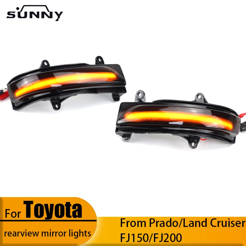For Toyota Prado FJ150 Land Cruiser FJ200 Rearview mirror LED running turn signal light
For Toyota Prado FJ150 Land Cruiser FJ200 Rearview mirror LED running turn signal light