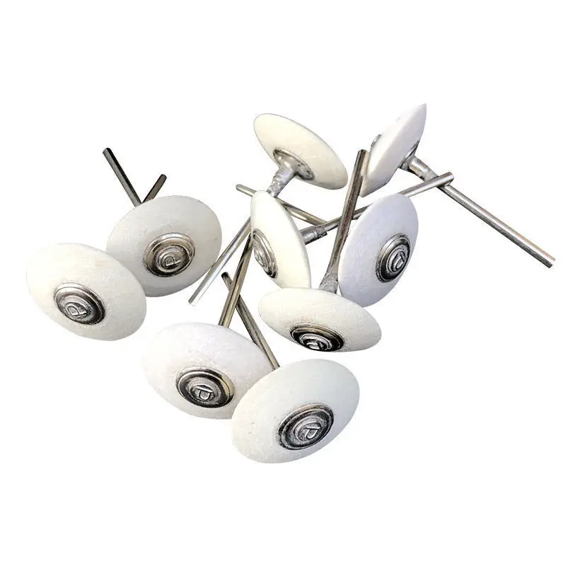 10pcs Dental Polishing Wheel 2.35mm Dental Disc-shaped Wool Polishing Wheel with Shank Dental Lab Polishing Accessory Tool
10pcs Dental Polishing Wheel 2.35mm Dental Disc-shaped Wool Polishing Wheel with Shank Dental Lab Polishing Accessory Tool