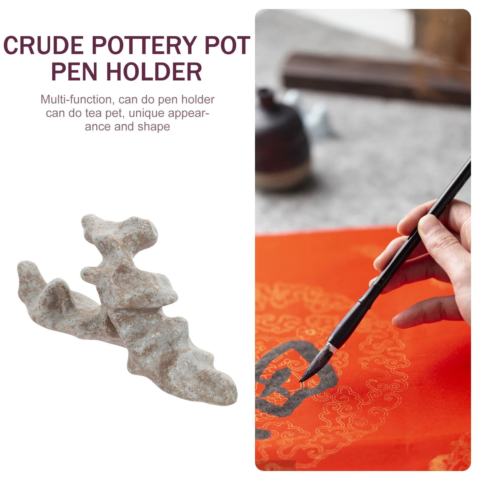 1Pcs Exquisite Ceramic Pen Rack Creative Design for Calligraphy Painting Brush Storage Decorative Gift Brush Pen Rest
1Pcs Exquisite Ceramic Pen Rack Creative Design for Calligraphy Painting Brush Storage Decorative Gift Brush Pen Rest