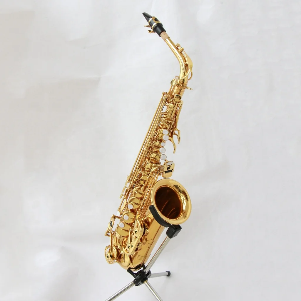 Gold Lacquered E Flat Alto Saxophone Premium Brass Wind Instrument with Excellent Tone EB
Gold Lacquered E Flat Alto Saxophone Premium Brass Wind Instrument with Excellent Tone EB