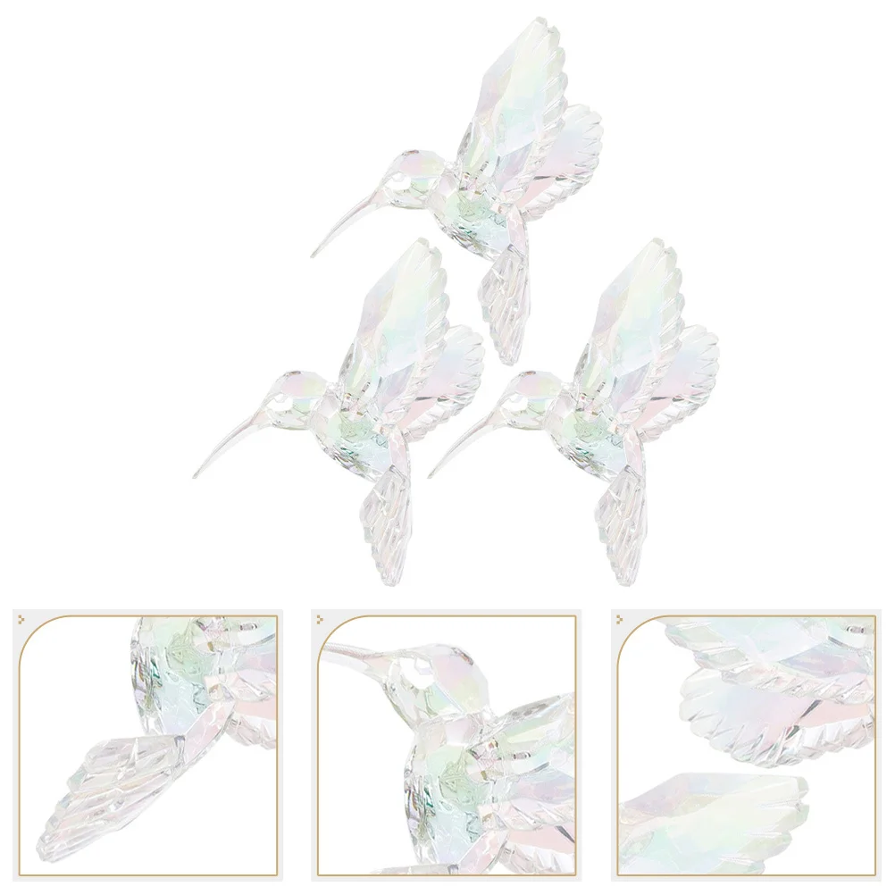 3pcs Hummingbird Ornament Acrylic Hanging Bird Decor For Home Garden Wall Art Christmas Tree Ceiling Pendant Flying Birds Shape
3pcs Hummingbird Ornament Acrylic Hanging Bird Decor For Home Garden Wall Art Christmas Tree Ceiling Pendant Flying Birds Shape
