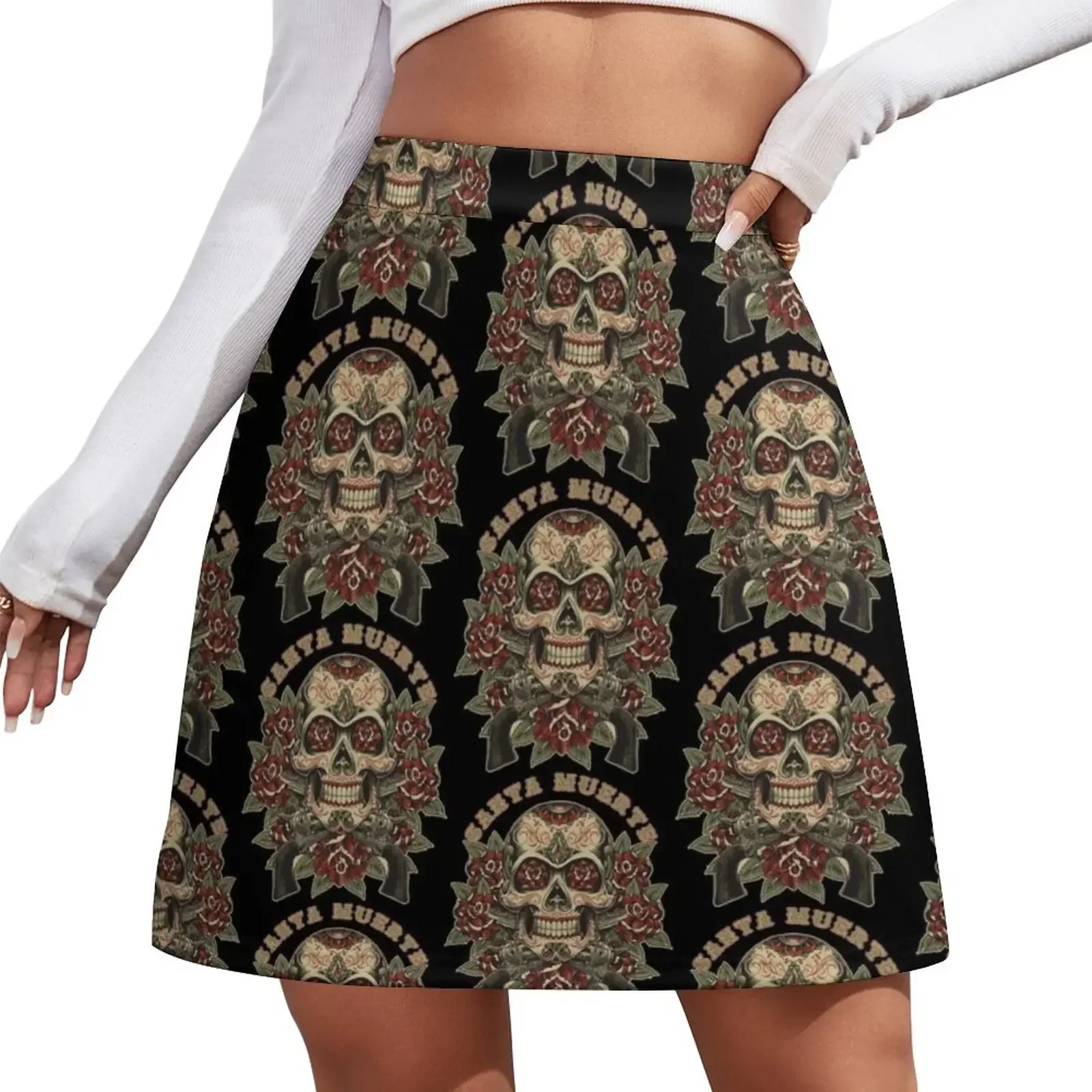 SANTA MUERTE Mini Skirt night club outfits luxury women's skirt new in external clothes
SANTA MUERTE Mini Skirt night club outfits luxury women's skirt new in external clothes