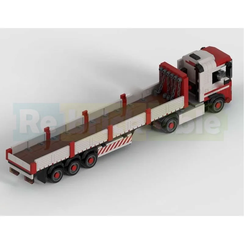MOC-253915 New Classic Cargo Flatbed Truck Trailer Building Block Model 486 Parts Boys Children's Birthday Christmas Toy Gift
MOC-253915 New Classic Cargo Flatbed Truck Trailer Building Block Model 486 Parts Boys Children's Birthday Christmas Toy Gift