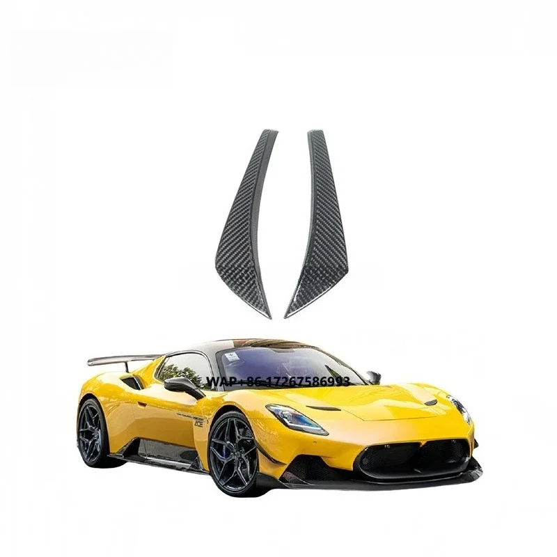 High Performance Dry Carbon MC20 Carbon Kits Front Bumper Canards Upgrade to Seven Style
High Performance Dry Carbon MC20 Carbon Kits Front Bumper Canards Upgrade to Seven Style