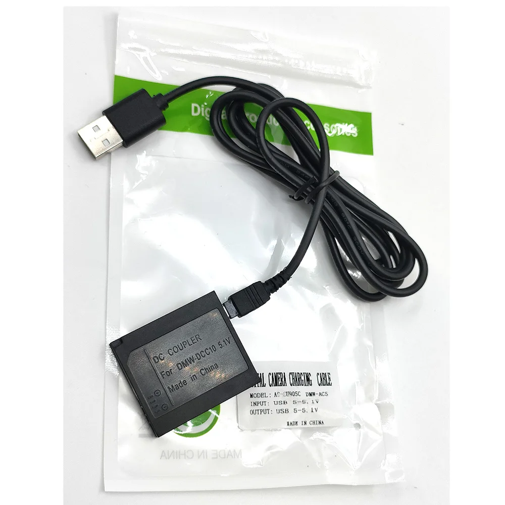 DCC10 DMW-BCK7E Dummy Battery+USB DMW-AC5 Power Adapter Charger Cable For Lumix DMC-SZ5 FH4 FH24 FH27 FS16 FS37 FX77 FX78 Camera
DCC10 DMW-BCK7E Dummy Battery+USB DMW-AC5 Power Adapter Charger Cable For Lumix DMC-SZ5 FH4 FH24 FH27 FS16 FS37 FX77 FX78 Camera