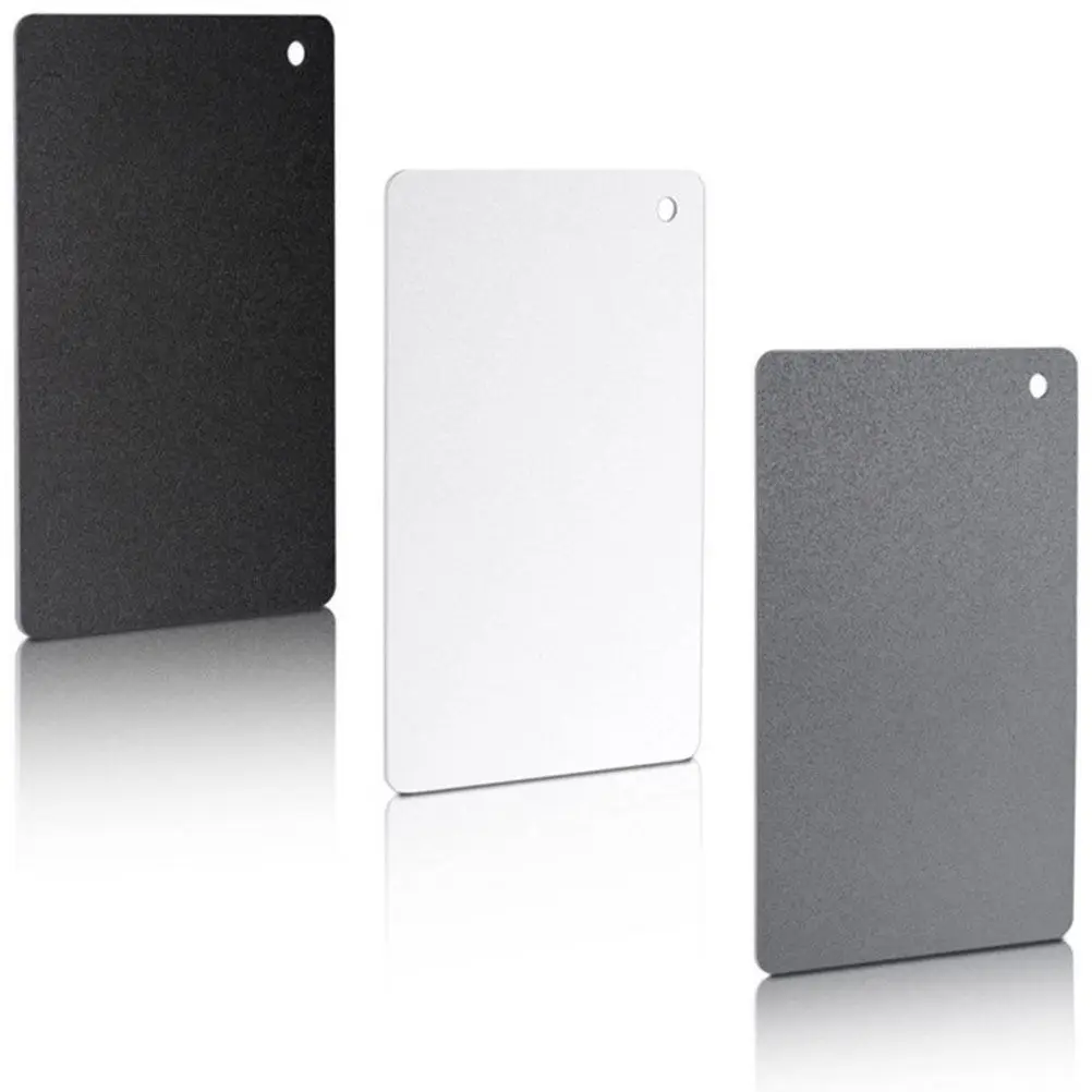 2Sets Exposure Reference Photoing Reference Card White Black Grey Portable Stable Color Waterproof Pro Photo Accessories
2Sets Exposure Reference Photoing Reference Card White Black Grey Portable Stable Color Waterproof Pro Photo Accessories
