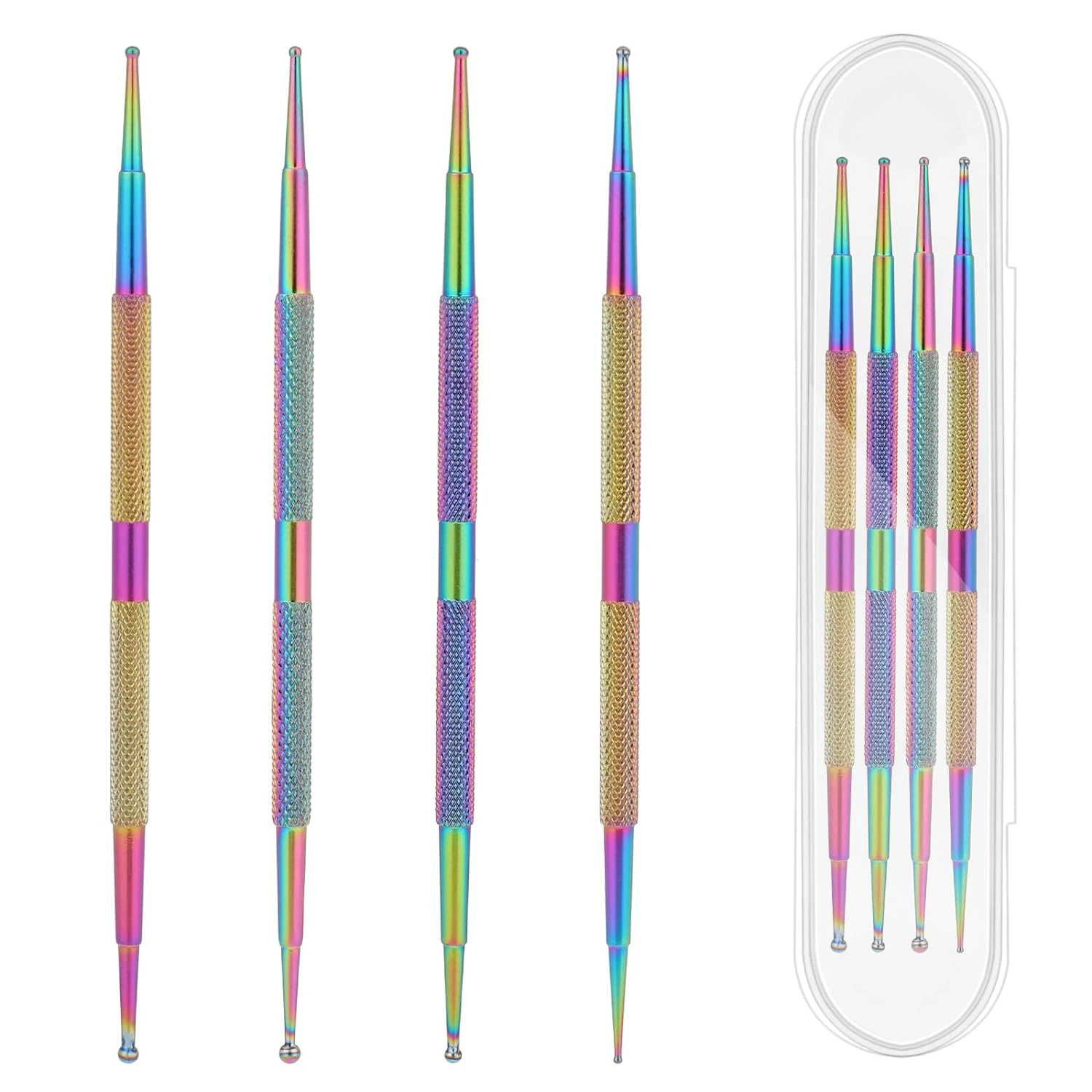 Unlock your creative potential with this versatile Nail and Clay Art Dotting Tools Set - Perfect for DIY Manicures and Sculpture
Unlock your creative potential with this versatile Nail and Clay Art Dotting Tools Set - Perfect for DIY Manicures and Sculpture
