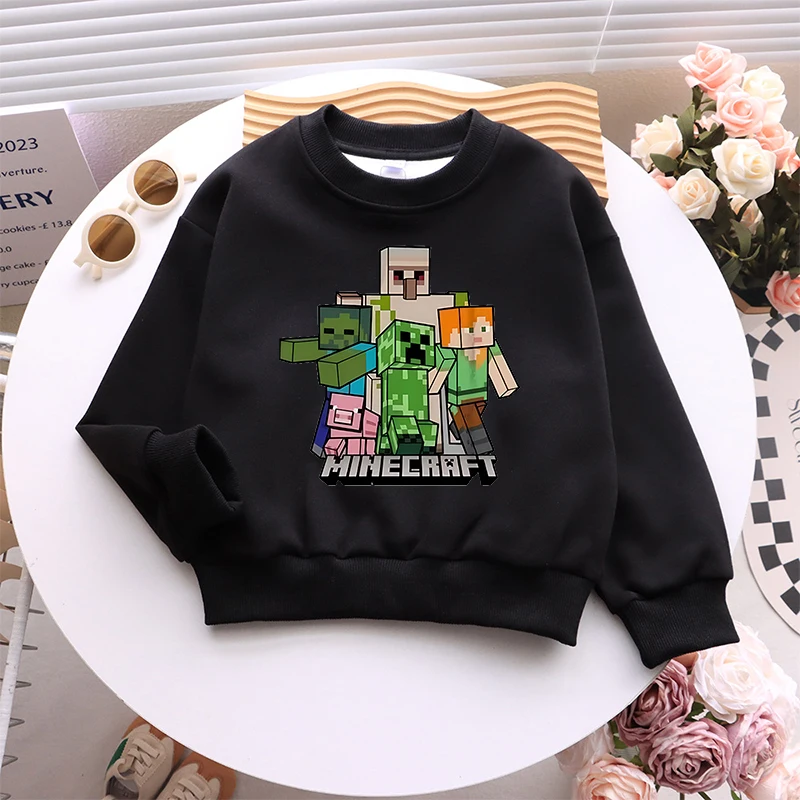 Minecrafted Clothing for Boys Anime Cotton Sweatshirt Jumpers for Children Thin Tops Trendy Baby Clothes Kid Fashion Hoodie
Minecrafted Clothing for Boys Anime Cotton Sweatshirt Jumpers for Children Thin Tops Trendy Baby Clothes Kid Fashion Hoodie