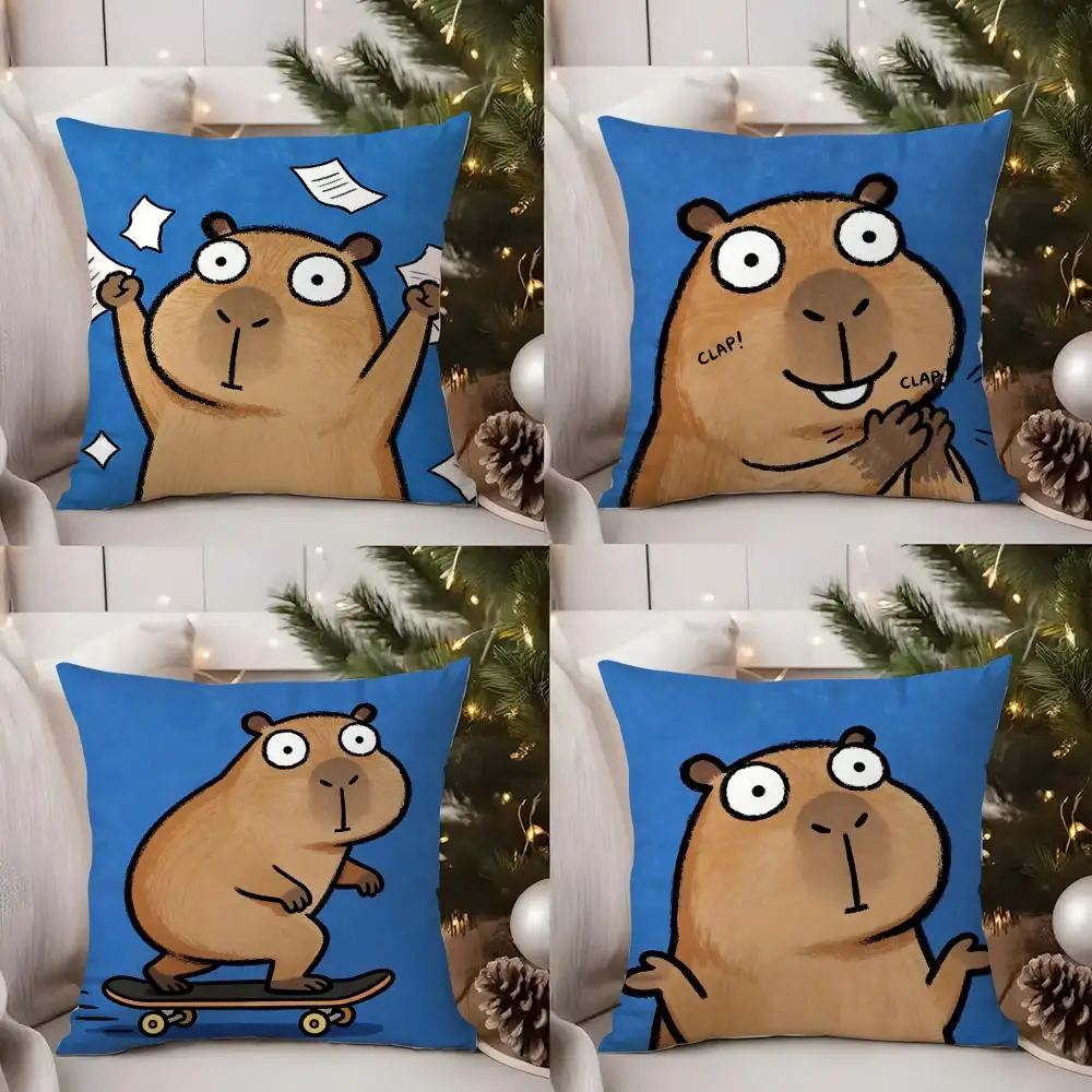 Cute Kicapara Cartoon Cushion Cover Short Plush Double-sided Print Square Throw Pillow Covers Sofa Home Cushion Decor
Cute Kicapara Cartoon Cushion Cover Short Plush Double-sided Print Square Throw Pillow Covers Sofa Home Cushion Decor