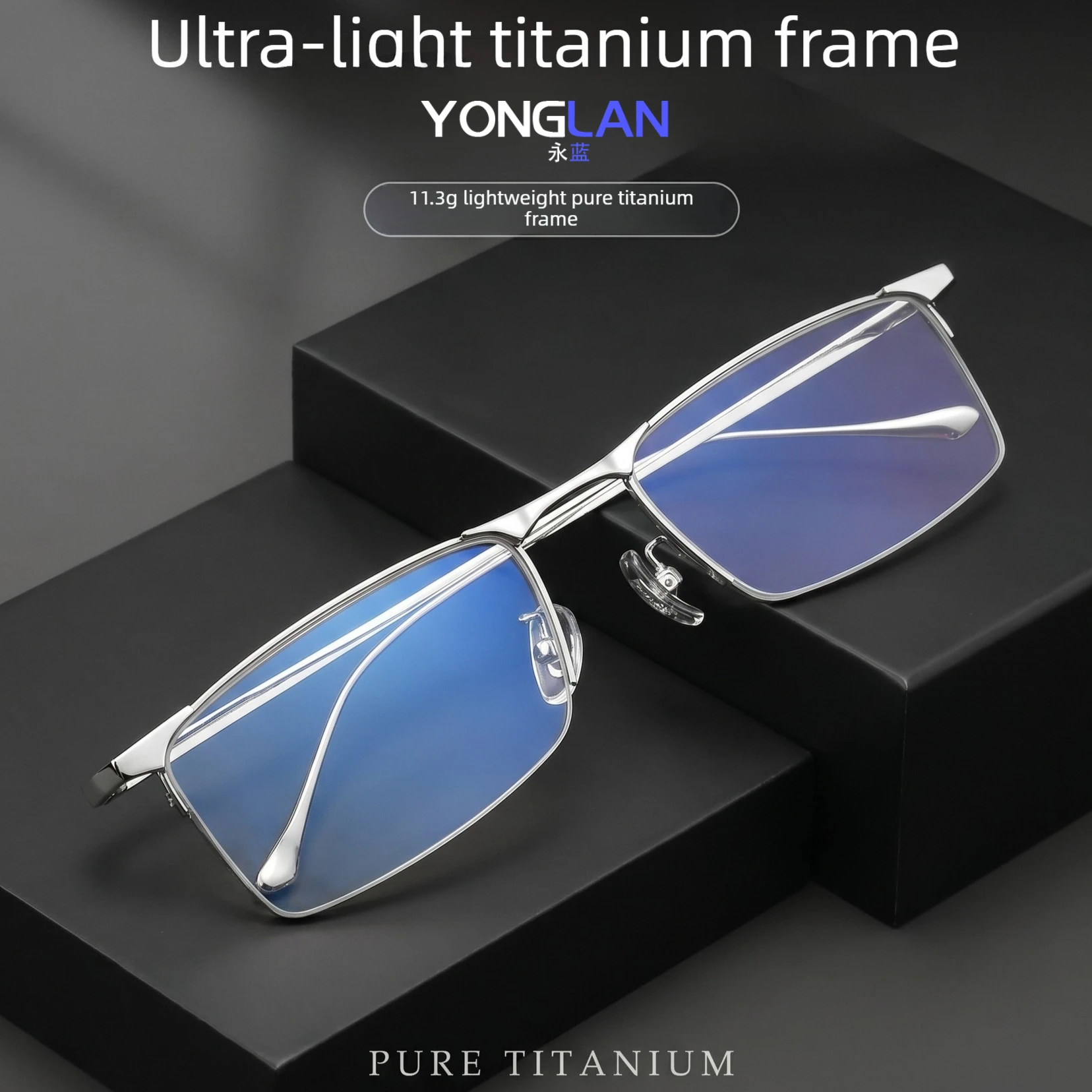 Men's Half Glasses Frame Men Business Titanium Retro Square Reading Myopia Eyeglasses Gafas Prescription Computer Oculos Fashion
Men's Half Glasses Frame Men Business Titanium Retro Square Reading Myopia Eyeglasses Gafas Prescription Computer Oculos Fashion