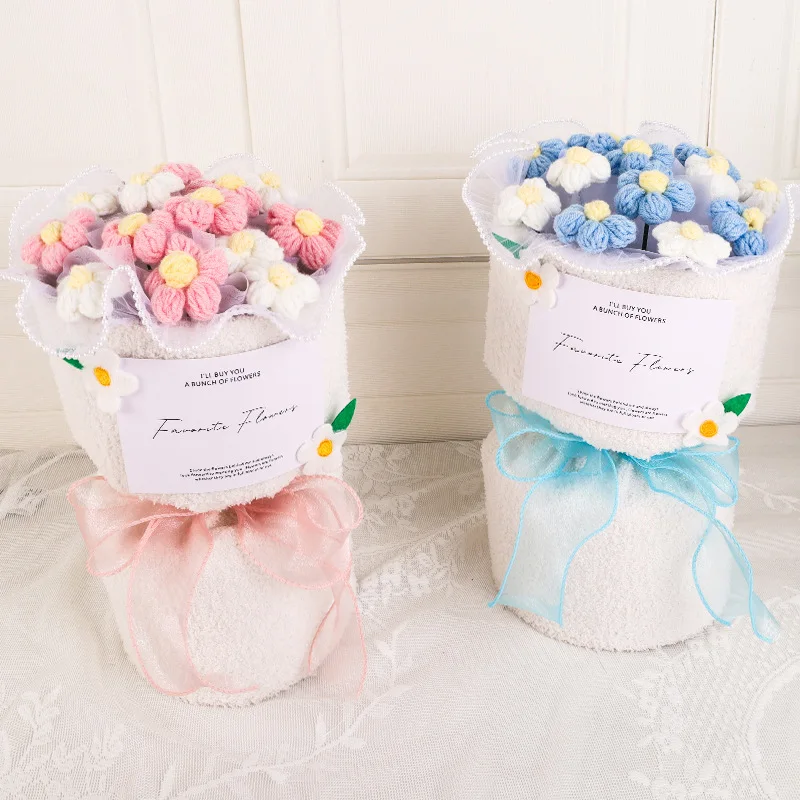 Crochet Flower Bouquet Eternal Flowers Graduation Bouquet Artificial Wedding Guest Gift Flower Bouquets teacher's day gift
Crochet Flower Bouquet Eternal Flowers Graduation Bouquet Artificial Wedding Guest Gift Flower Bouquets teacher's day gift