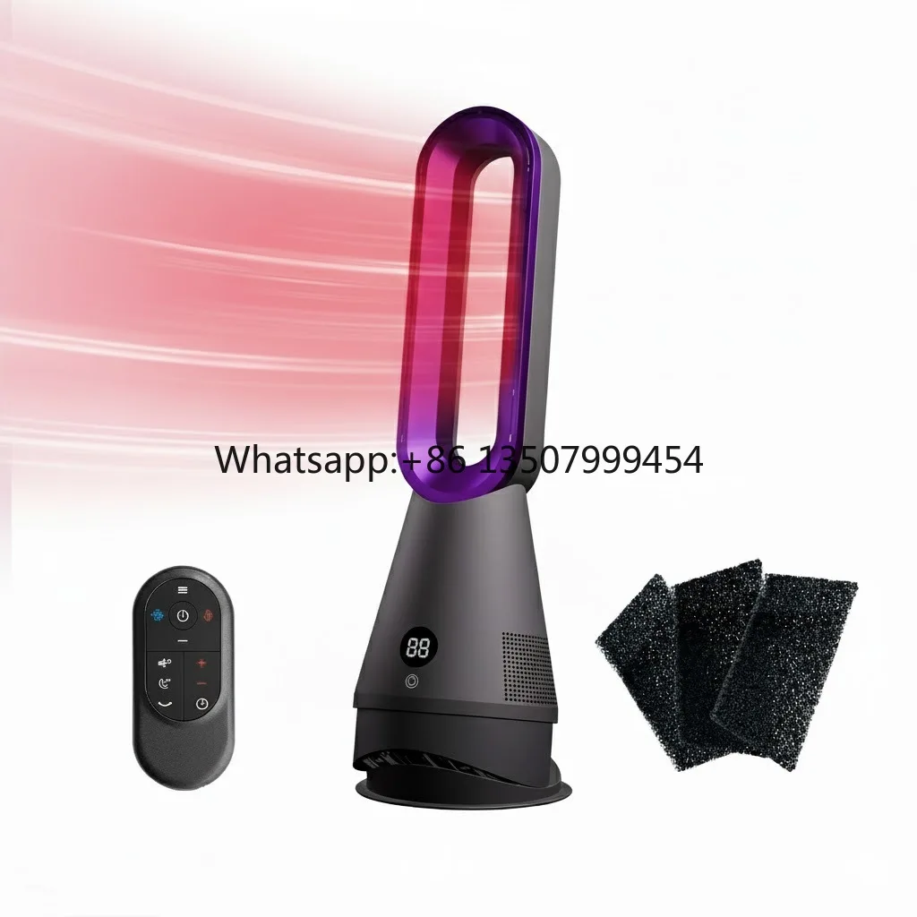 Hot Selling 3-in-1 Bladeless Fan Heater with Filter Air Purifier for Home Use
Hot Selling 3-in-1 Bladeless Fan Heater with Filter Air Purifier for Home Use