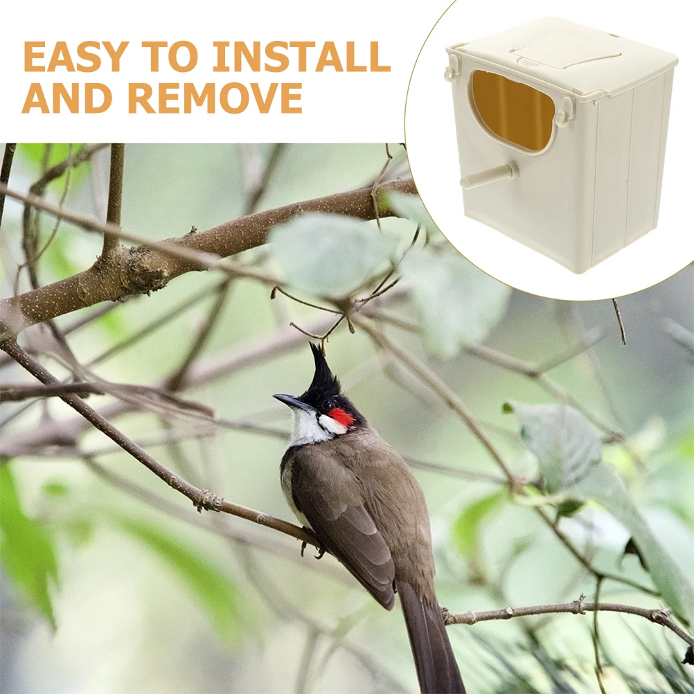 Breeding Box Small Parrot Nest Plastic Bird Cage Accessories Outdoor Bird House Decor Budgie Nests Parakeets Nesting Boxes Pet
Breeding Box Small Parrot Nest Plastic Bird Cage Accessories Outdoor Bird House Decor Budgie Nests Parakeets Nesting Boxes Pet