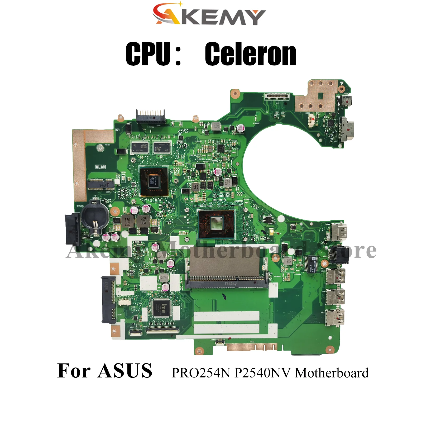 P2540NV Laptop Motherboard For ASUS ProArt PRO254N P2540N P2540NV Notebook Mainboard With Celeron CPU 100% tests OK fast ship
P2540NV Laptop Motherboard For ASUS ProArt PRO254N P2540N P2540NV Notebook Mainboard With Celeron CPU 100% tests OK fast ship