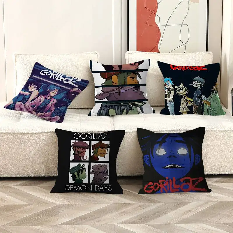 Classic Popular G-GorillazS Virtual Band Pillow Anime Pillow Sofa Bed Head Pillow Cover Cushion Cover 45x45 Cm Fashion
Classic Popular G-GorillazS Virtual Band Pillow Anime Pillow Sofa Bed Head Pillow Cover Cushion Cover 45x45 Cm Fashion