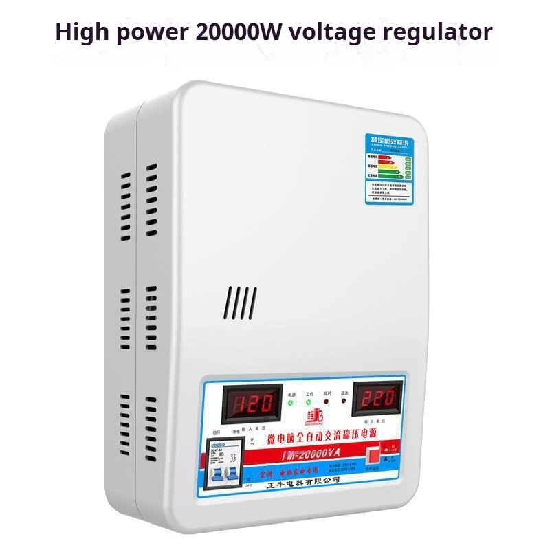 15KVa Voltage Stabilizer with Input Voltage 120V-270V AndOutput 220V Household Automatic Stabilized Power Supply Tool
15KVa Voltage Stabilizer with Input Voltage 120V-270V AndOutput 220V Household Automatic Stabilized Power Supply Tool