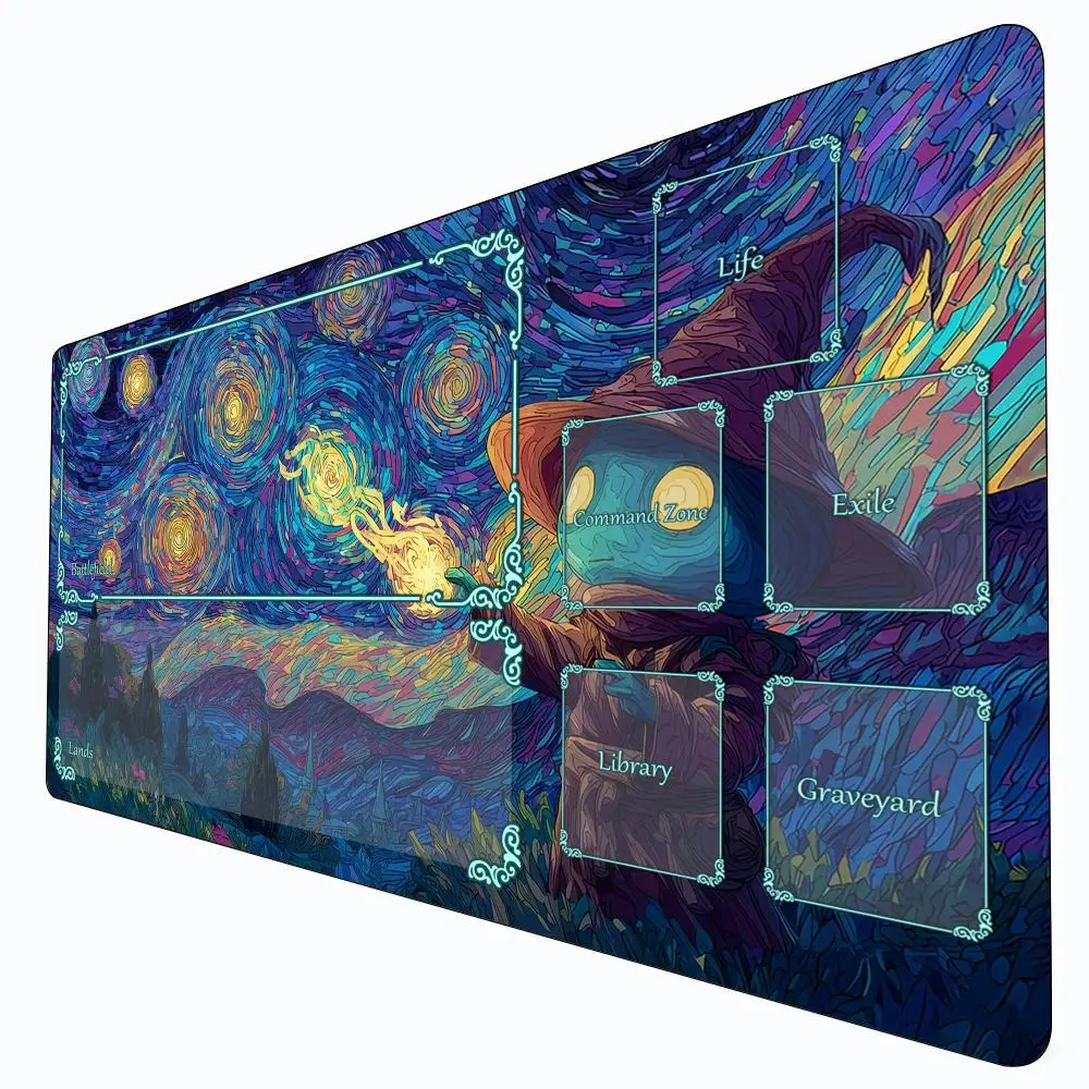Magic Playmat Star Moon Night Wizard Card Battle Gaming Mat с зонами mtg Playmat 60X35cm настольный коврик подходит для игровых сборов
Magic Playmat Star Moon Night Wizard Card Battle Gaming Mat с зонами mtg Playmat 60X35cm настольный коврик подходит для игровых сборов