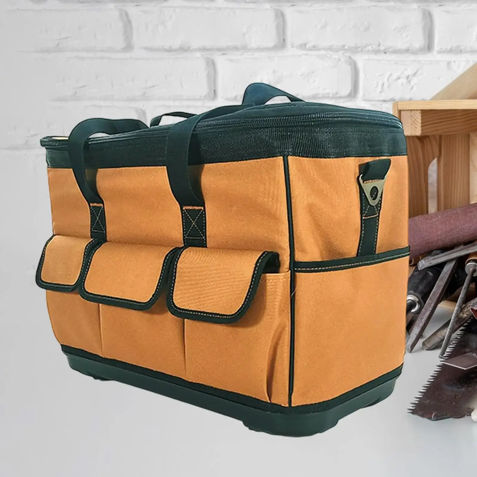 Tool Bag Large Capacity Portable Easy to Carry Heavy Duty for Work Transportation Plumbing Carpentry Construction Worker
Tool Bag Large Capacity Portable Easy to Carry Heavy Duty for Work Transportation Plumbing Carpentry Construction Worker