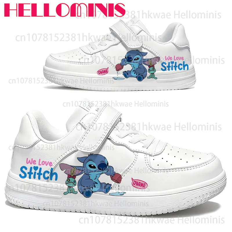 Stitch Youth Student Children Trend Sneakers Boys Girls Four Season Breathable Waterproof Campus Cartoon White Shoes Hot Selling
Stitch Youth Student Children Trend Sneakers Boys Girls Four Season Breathable Waterproof Campus Cartoon White Shoes Hot Selling
