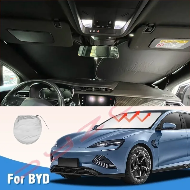 Windshield Sun Shade for BYD SEAL EV Electric 2022 2023 2024 Accessories Sunshade Sun Visor Protector Foldable Blocks UV Rays
Windshield Sun Shade for BYD SEAL EV Electric 2022 2023 2024 Accessories Sunshade Sun Visor Protector Foldable Blocks UV Rays
