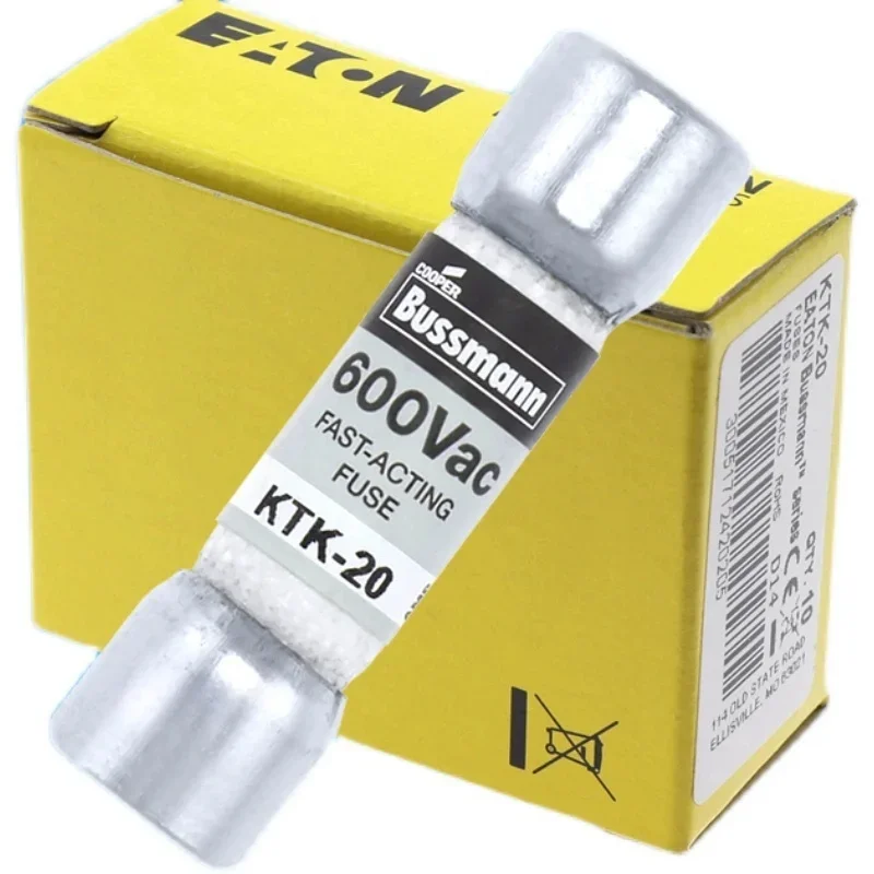 10PCS KTK-8 KTK-10 KTK-12 KTK-15 KTK-20 KTK-25 KTK-30 KTK-40 600VAC BUSSMANN Eaton fuse Original stock
10PCS KTK-8 KTK-10 KTK-12 KTK-15 KTK-20 KTK-25 KTK-30 KTK-40 600VAC BUSSMANN Eaton fuse Original stock
