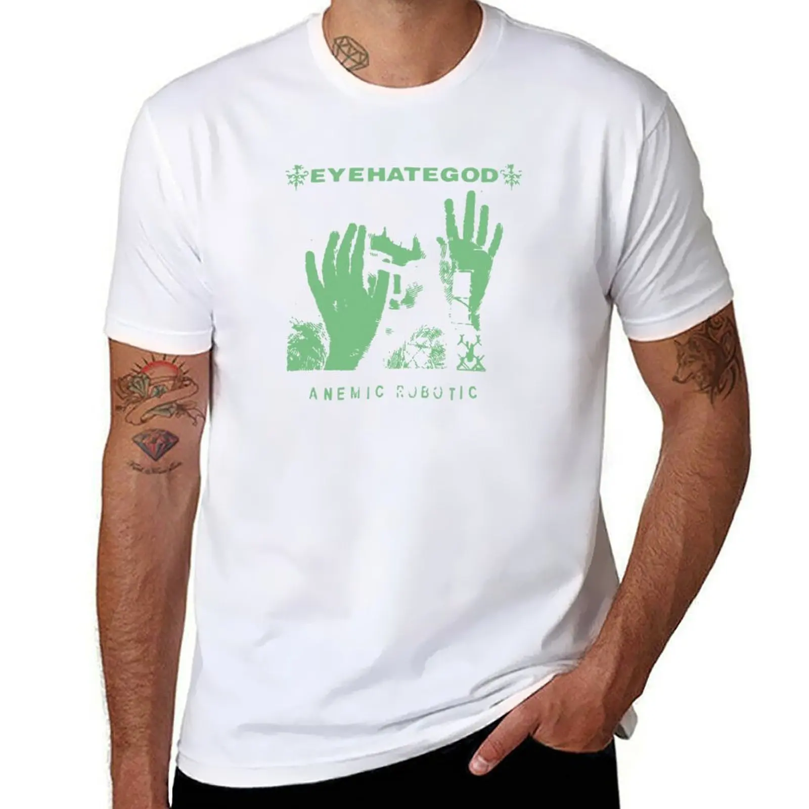 EYEHATEGOD Anemic Robotic T-Shirt t shirt for man black cotton t-shirt plain for man package T-Shirt
EYEHATEGOD Anemic Robotic T-Shirt t shirt for man black cotton t-shirt plain for man package T-Shirt