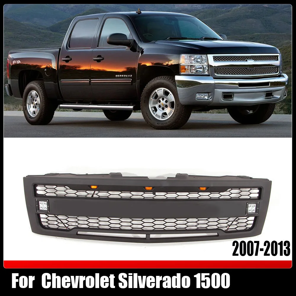 Auto Modified Front Bumper Grill Exterior Racing Grills Grille Trims Meshes Grill Covers For Chevrolet Silverado 1500 2007-2013
Auto Modified Front Bumper Grill Exterior Racing Grills Grille Trims Meshes Grill Covers For Chevrolet Silverado 1500 2007-2013