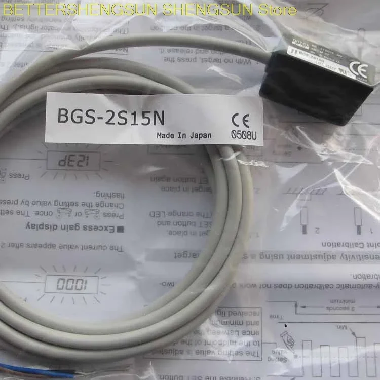 BGS-2S15N фотоэлектрический датчик переключателя, оригинальная аутентичная гарантия на один год 
BGS-2S15N фотоэлектрический датчик переключателя, оригинальная аутентичная гарантия на один год