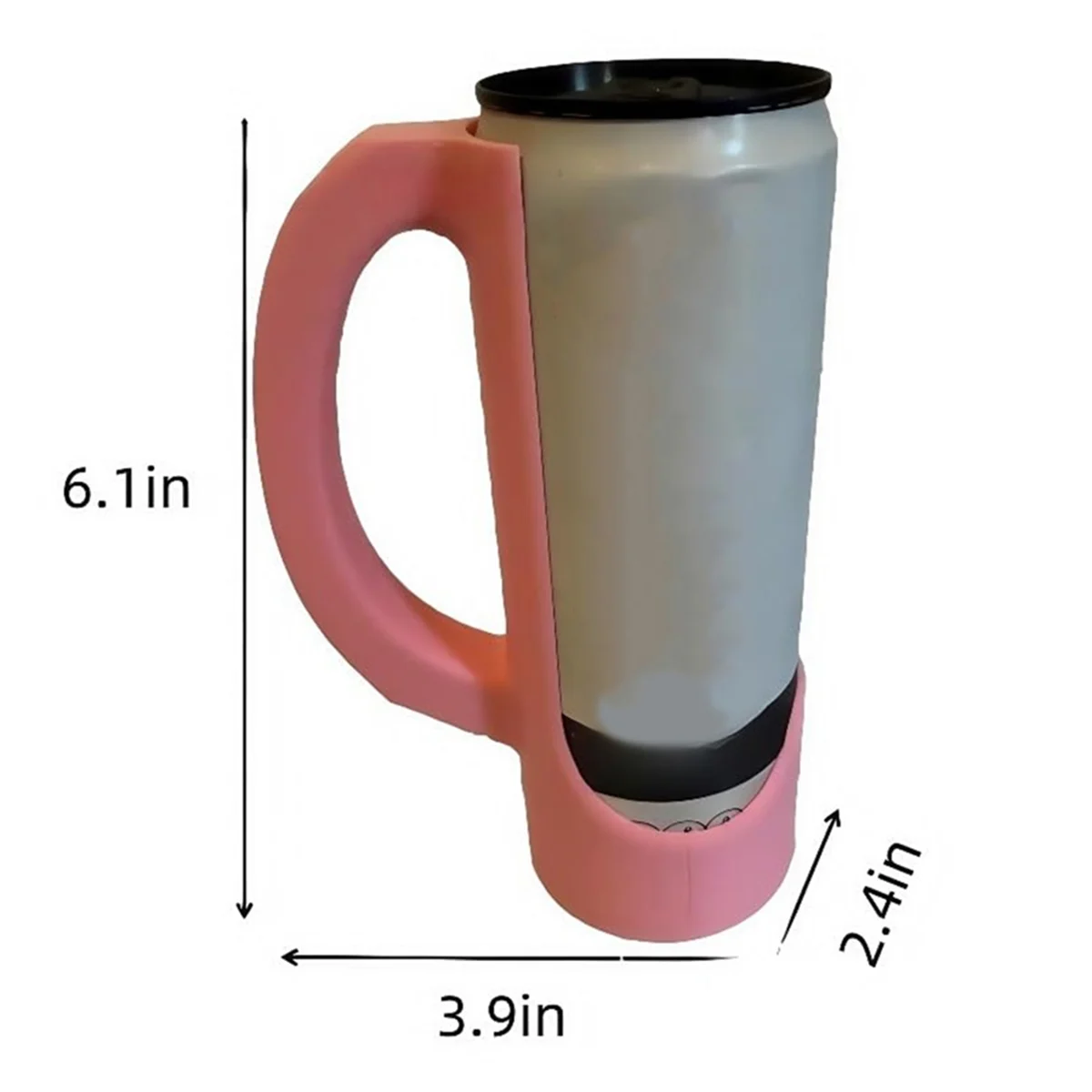 12 Oz Slim Can Holder with Handle,New Reusable 3D Printed Handle,Suitable for Soda, Beer and Beverages
12 Oz Slim Can Holder with Handle,New Reusable 3D Printed Handle,Suitable for Soda, Beer and Beverages