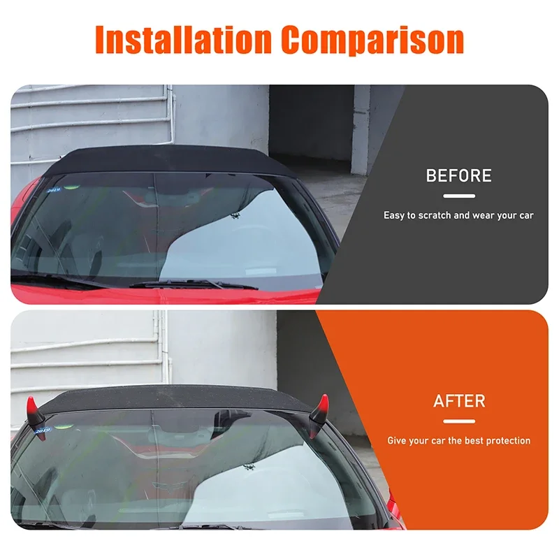 2Pcs PVC red For Chevrolet Corvette C6 2005-2013 car roof decoration horn three-dimensional sticker car modification accessories
2Pcs PVC red For Chevrolet Corvette C6 2005-2013 car roof decoration horn three-dimensional sticker car modification accessories