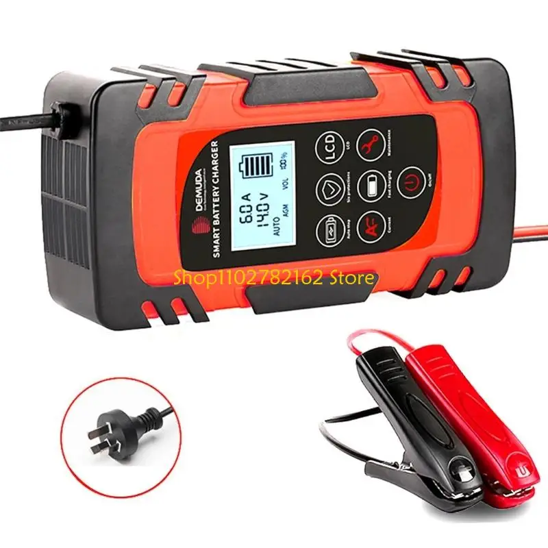 547B Fully-Automatic LCD Display 12V 24V Lead-acid Battery Maintainer
547B Fully-Automatic LCD Display 12V 24V Lead-acid Battery Maintainer