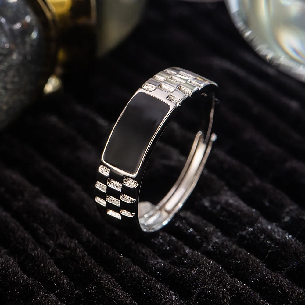 Кольцо из стерлингового серебра 925 пробы, ретро-клеевое кольцо в шахматном порядке, мужское модное простое ювелирное изделие на день рождения, свадьбу, годовщину, подарок
Кольцо из стерлингового серебра 925 пробы, ретро-клеевое кольцо в шахматном порядке, мужское модное простое ювелирное изделие на день рождения, свадьбу, годовщину, подарок