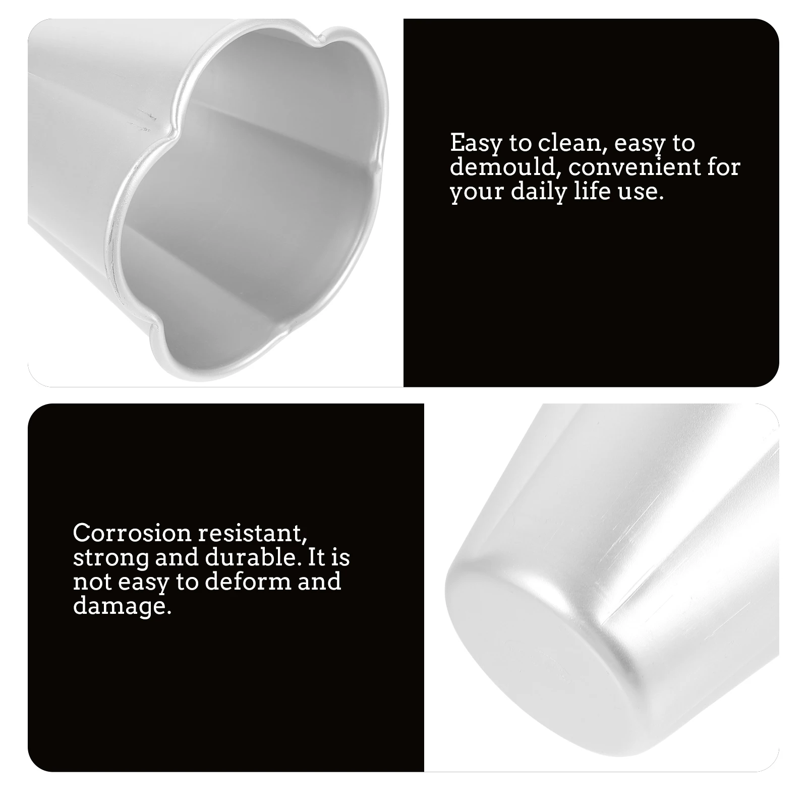 4Pcs High-Grade Pudding Molds Non-Stick Baking Tools Easy Clean Safe for Dessert Making Baking Mold Non-Stick Mold
4Pcs High-Grade Pudding Molds Non-Stick Baking Tools Easy Clean Safe for Dessert Making Baking Mold Non-Stick Mold