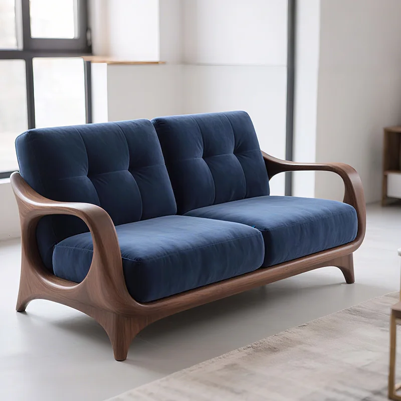 Medieval solid wood sofa living room 2025 new walnut high-end fabric guest sofa B & B reception
Medieval solid wood sofa living room 2025 new walnut high-end fabric guest sofa B & B reception