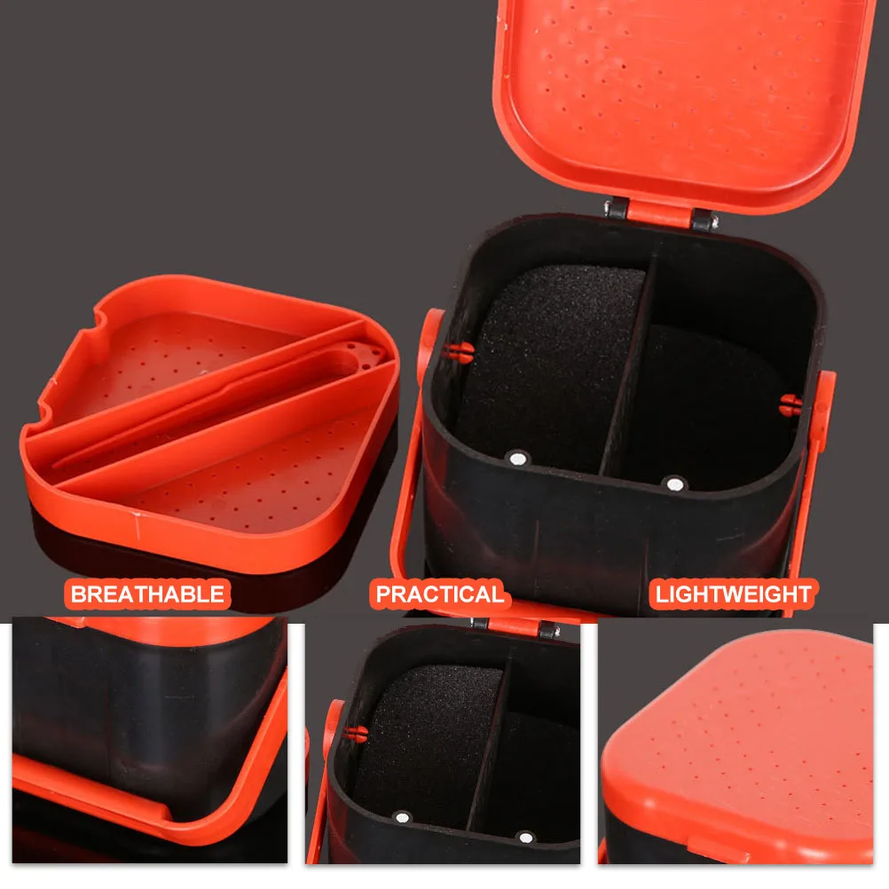 2pcs Storage Box Plastic Lightweight Portable Fishing Tackle Live Bait Container Breathable Design for Blood
2pcs Storage Box Plastic Lightweight Portable Fishing Tackle Live Bait Container Breathable Design for Blood