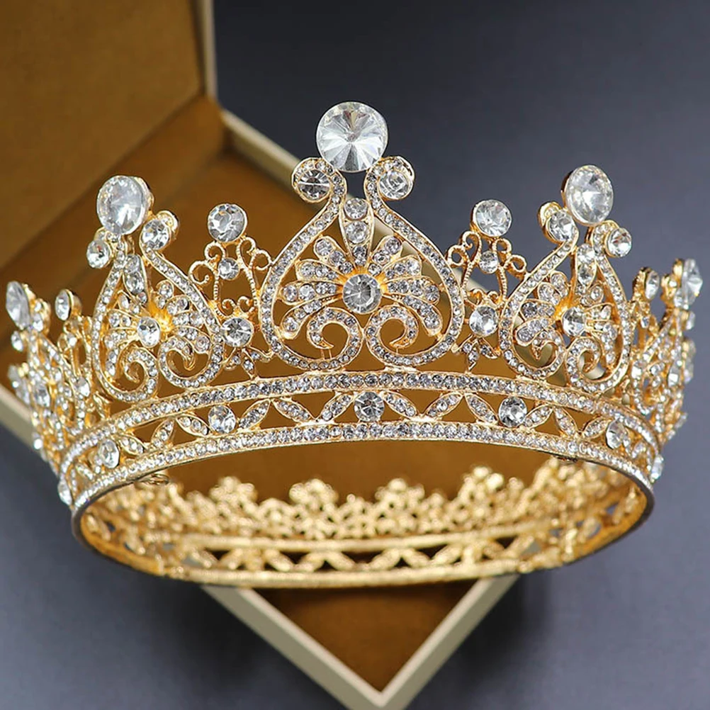 Rhinestone Crown Accessories Girls Hair Jewelry Women Party Tiara Wedding Headgear Bride Chic Design Brightness Soiree Prom
Rhinestone Crown Accessories Girls Hair Jewelry Women Party Tiara Wedding Headgear Bride Chic Design Brightness Soiree Prom