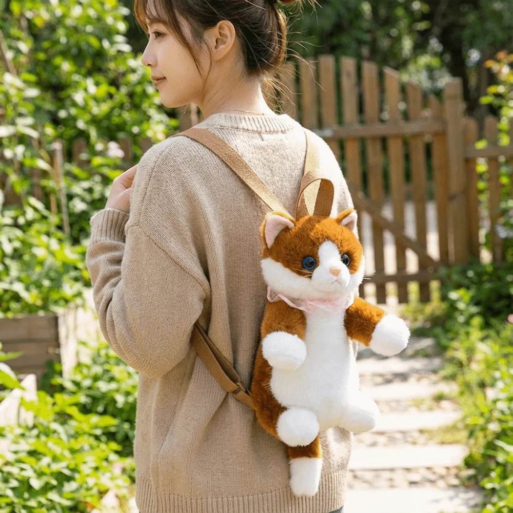 New Soft Realistic Cat Backpack Fluffy Kawaii Simulated Puppet Daypack Anime Cartoon Stuffed Animals School Bag Travel Storage
New Soft Realistic Cat Backpack Fluffy Kawaii Simulated Puppet Daypack Anime Cartoon Stuffed Animals School Bag Travel Storage