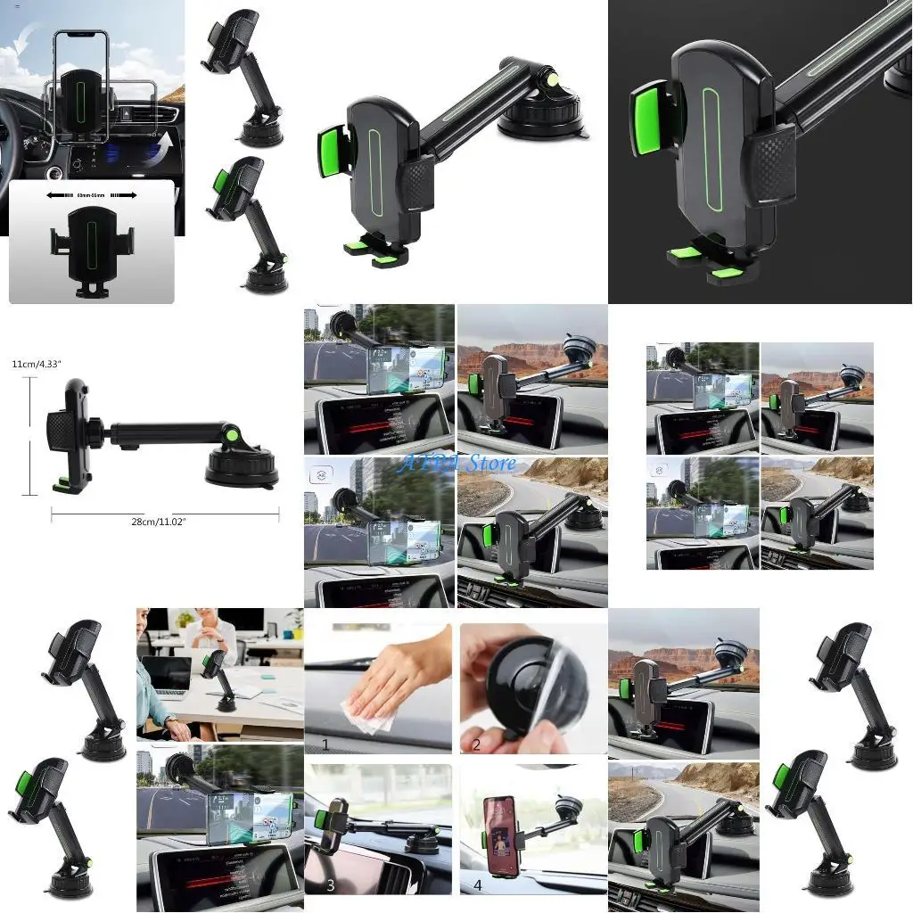 U13C Suction Cup Cell Phone Holder Fit with Most for Smart Phone Rotatable Universal
U13C Suction Cup Cell Phone Holder Fit with Most for Smart Phone Rotatable Universal