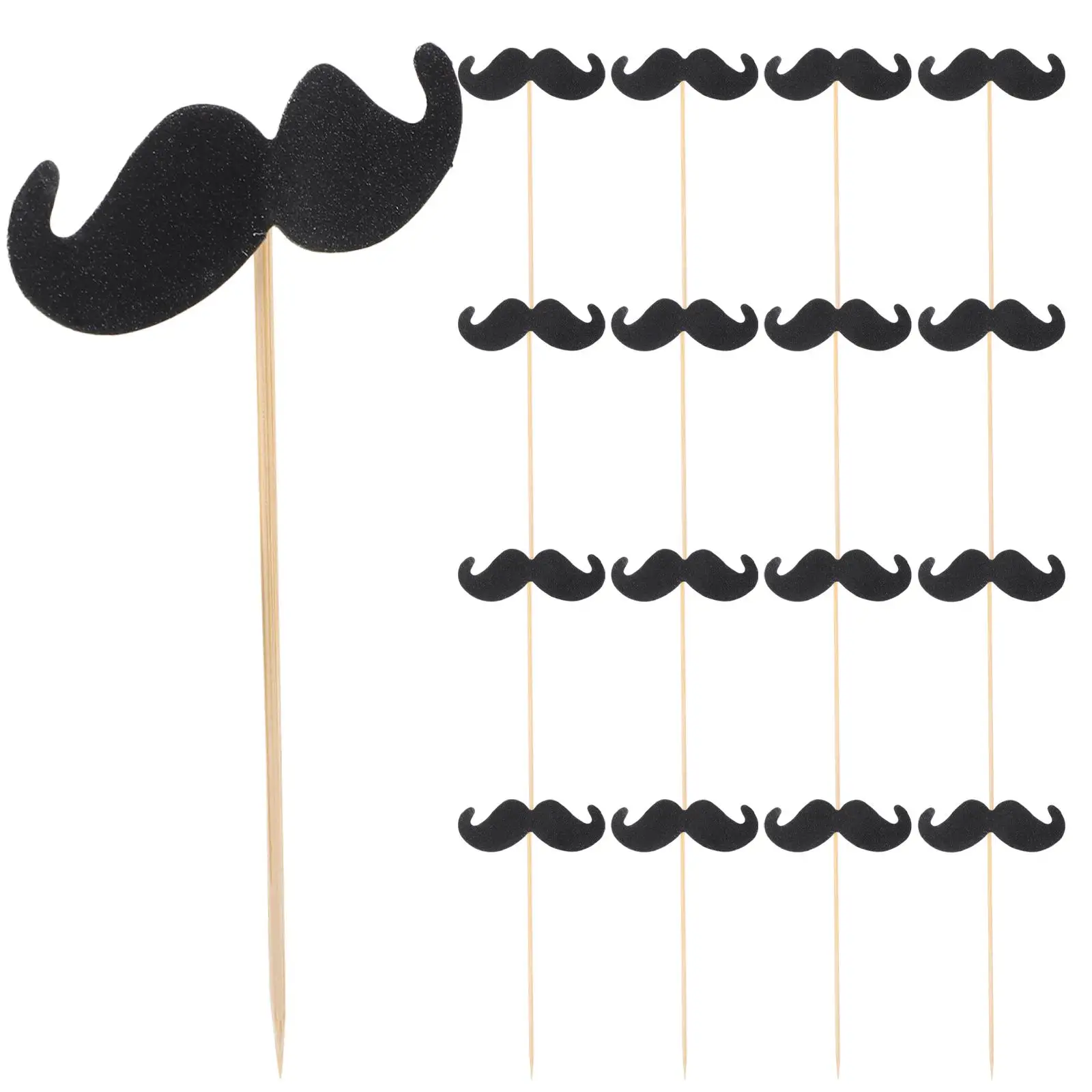 40 Pcs Decorations Funny Cake Topper Moustache Dessert Mini Baking Picks Black Baby
40 Pcs Decorations Funny Cake Topper Moustache Dessert Mini Baking Picks Black Baby