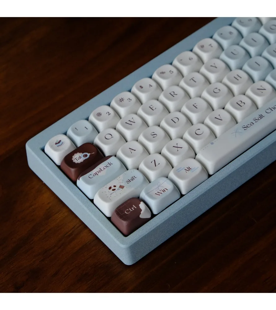 Sublimation mechanical keyboard cap wooting sea salt chocolate keycaps PBTXOA highly personalized
Sublimation mechanical keyboard cap wooting sea salt chocolate keycaps PBTXOA highly personalized