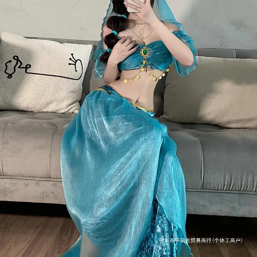Women Sexy Egyptian Queen Costume Belly Dance Wear Exotic Dunhuang Oriental Dancer Stage Performance Wear Halloween Cosplay
Women Sexy Egyptian Queen Costume Belly Dance Wear Exotic Dunhuang Oriental Dancer Stage Performance Wear Halloween Cosplay