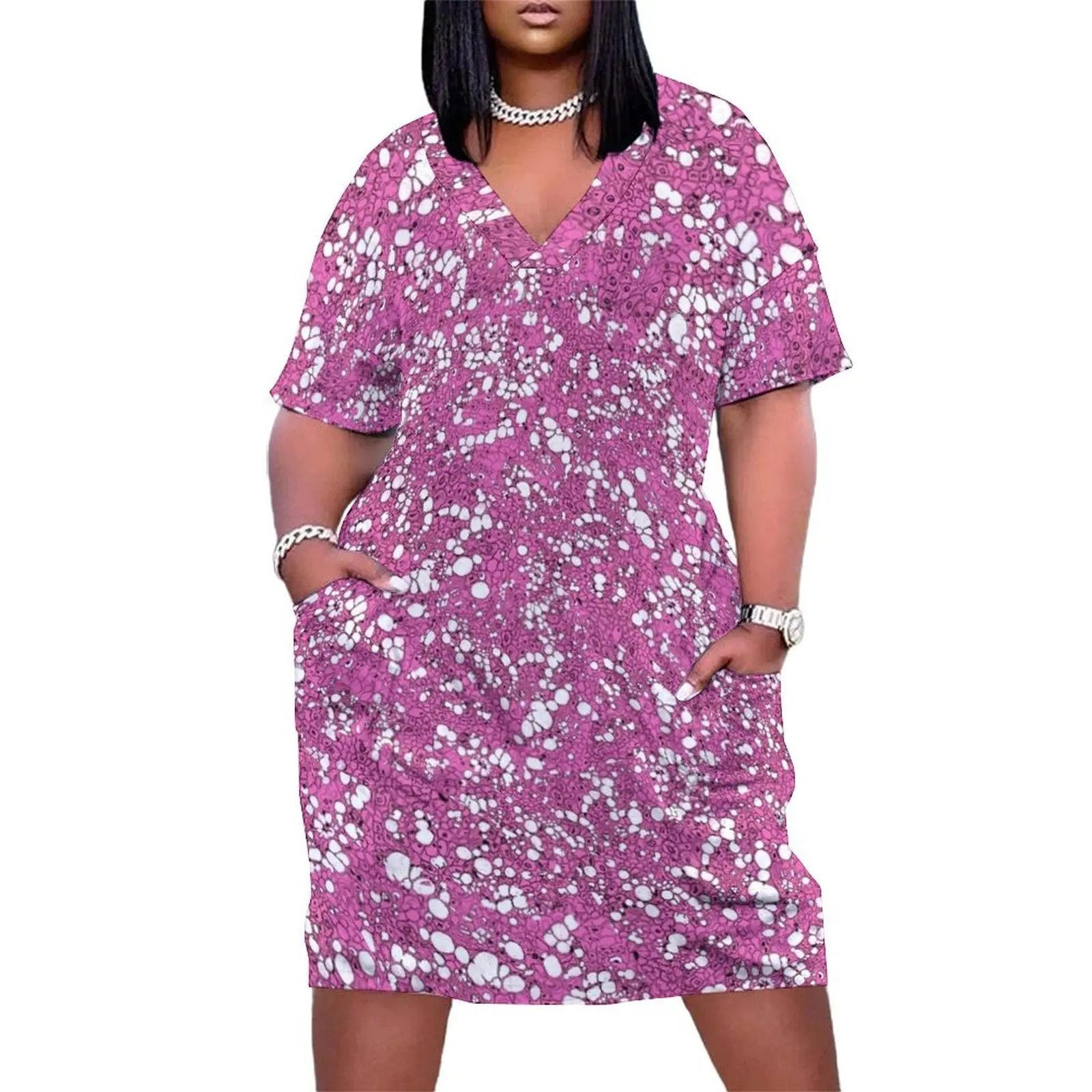 Fatty Liver Pattern Loose Pocket Dress Dress vintage clothing women summer 2025
Fatty Liver Pattern Loose Pocket Dress Dress vintage clothing women summer 2025
