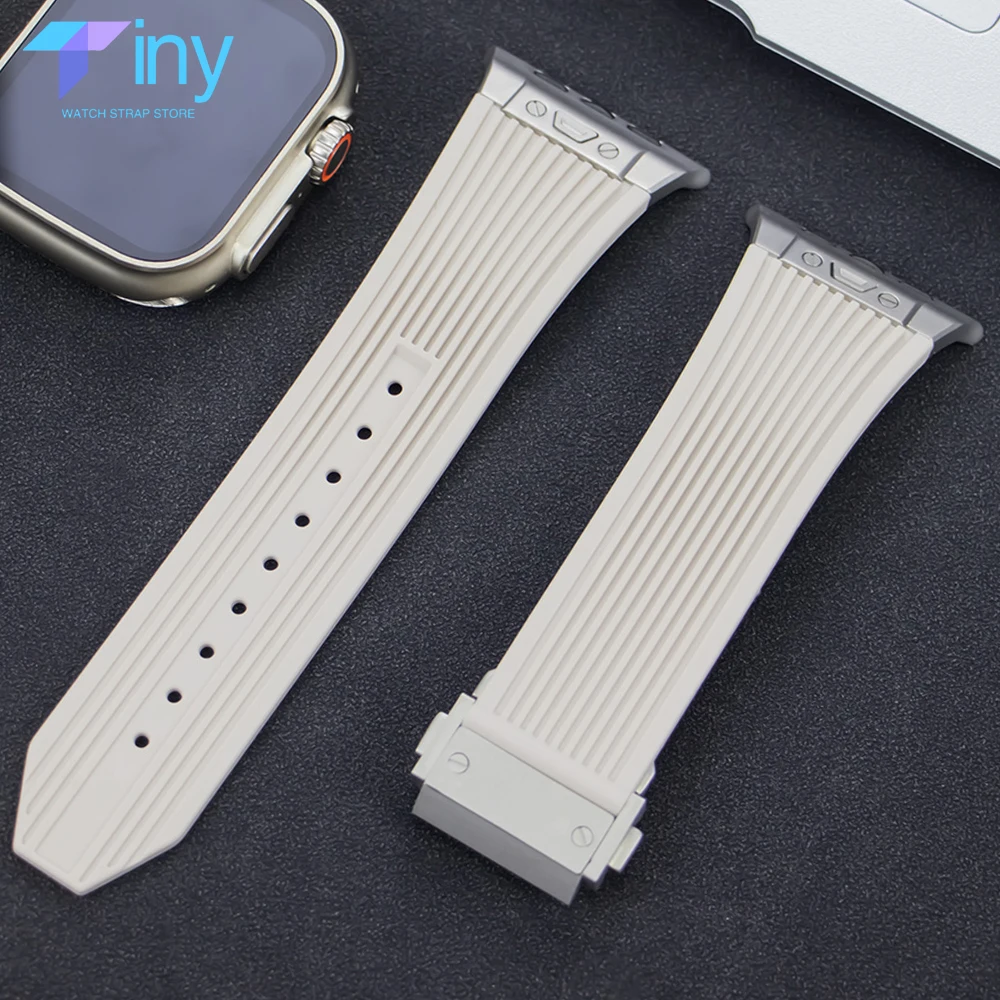 Silicone Sports Strap for Apple Watch Band Series 9 8 7 6 5 4 SE Ultra 2/1 49mm 45 44 42 41 40 38mm Rubber Bracelet Correa Belt
Silicone Sports Strap for Apple Watch Band Series 9 8 7 6 5 4 SE Ultra 2/1 49mm 45 44 42 41 40 38mm Rubber Bracelet Correa Belt