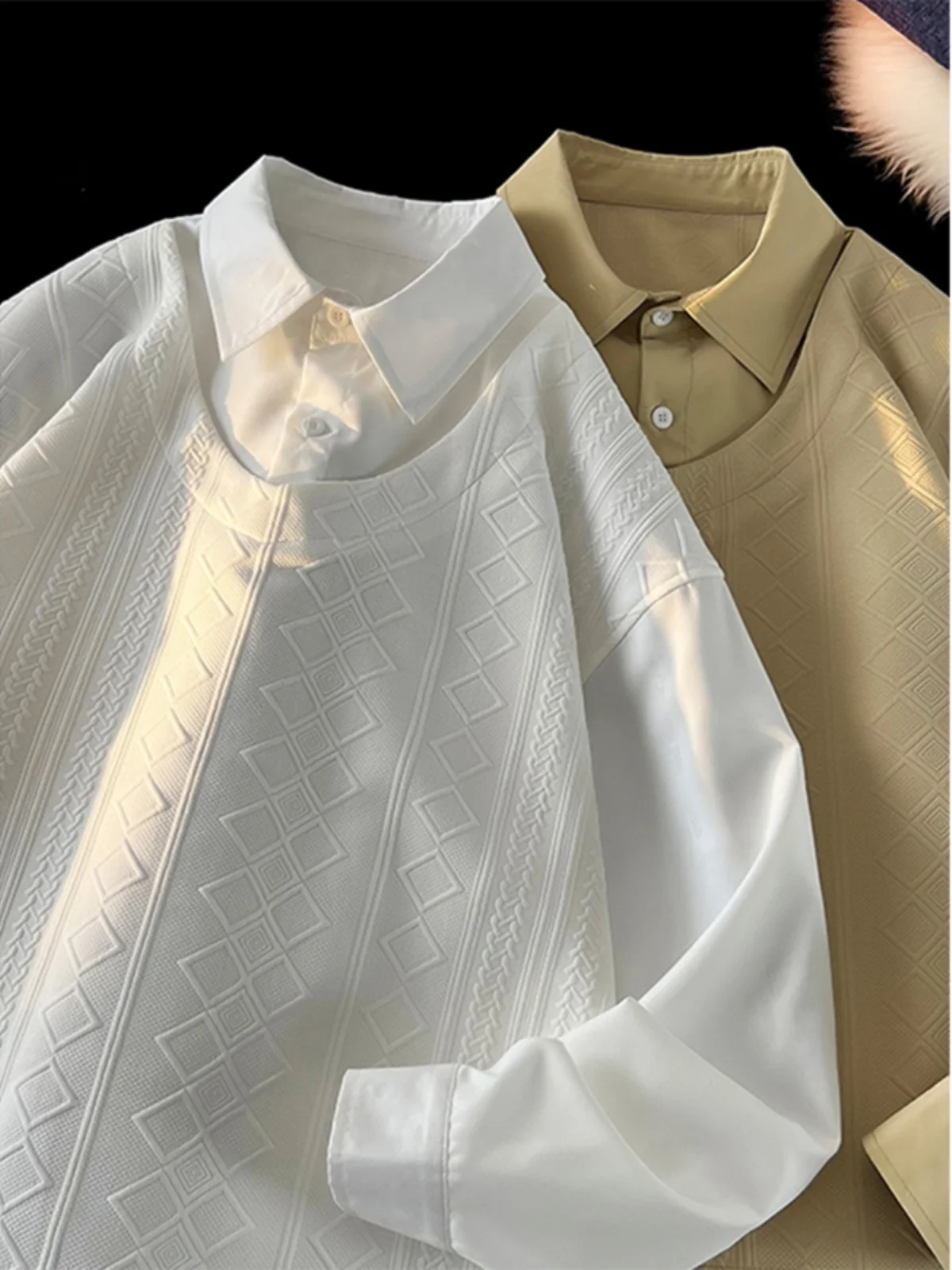 Loose Long Sve irt Collar Sweatirt Men's Faionable Oversize 300 Pou Patchwork Autumn Winter Large Size irt
Loose Long Sve irt Collar Sweatirt Men's Faionable Oversize 300 Pou Patchwork Autumn Winter Large Size irt