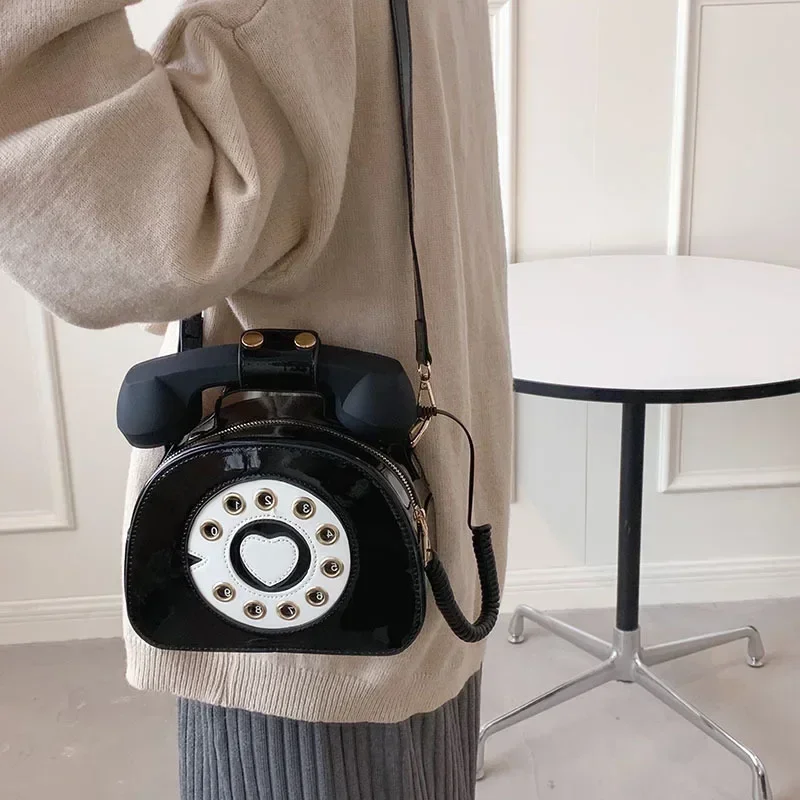 Stylish Women Telephone Shaped Crossbody PU Leather Shoulder Bag Female Casual Handbag Shopping Street School Satchel Tote Purse
Stylish Women Telephone Shaped Crossbody PU Leather Shoulder Bag Female Casual Handbag Shopping Street School Satchel Tote Purse