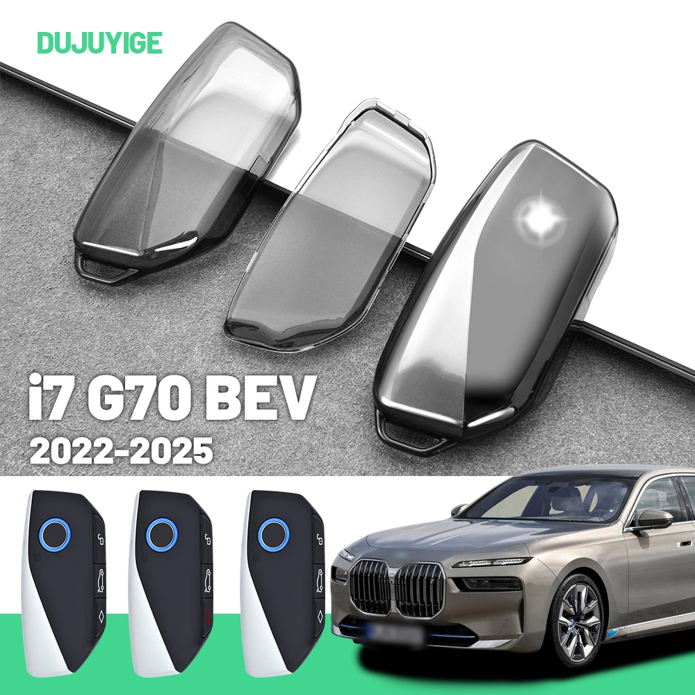 Прозрачный чехол для автомобильного ключа из ТПУ для BMW i7 G70 BEV 2022-2026, защитный чехол для брелока, автоаксессуары 2023 2024 2025
Прозрачный чехол для автомобильного ключа из ТПУ для BMW i7 G70 BEV 2022-2026, защитный чехол для брелока, автоаксессуары 2023 2024 2025