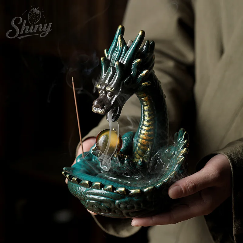 Antique Purple Clay God Dragon Inverted Incense Burner Ornament Incense Burner Incense Stick Home Decoration
Antique Purple Clay God Dragon Inverted Incense Burner Ornament Incense Burner Incense Stick Home Decoration